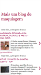 Mobile Screenshot of maisumblogdemaquiagem.blogspot.com