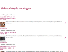 Tablet Screenshot of maisumblogdemaquiagem.blogspot.com