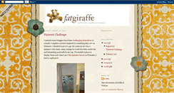 Desktop Screenshot of fatgiraffe.blogspot.com