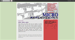 Desktop Screenshot of microreflexiones.blogspot.com
