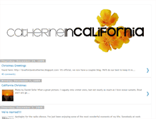 Tablet Screenshot of catherineincalifornia.blogspot.com