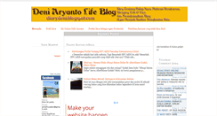 Desktop Screenshot of diarydeni.blogspot.com