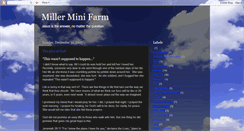 Desktop Screenshot of millerminifarm.blogspot.com