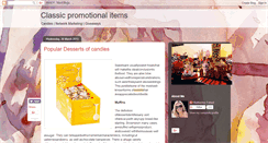 Desktop Screenshot of classic-promotional-items.blogspot.com