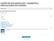 Tablet Screenshot of bibliotecaespecializadaeneconomia.blogspot.com