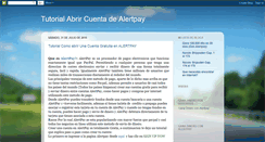 Desktop Screenshot of cuentalertpay.blogspot.com