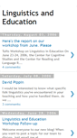 Mobile Screenshot of linguistics-and-education.blogspot.com