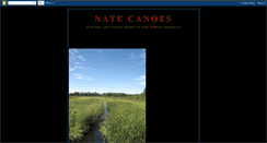 Desktop Screenshot of natecanoes.blogspot.com