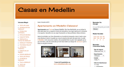 Desktop Screenshot of casasenmedellin.blogspot.com