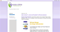 Desktop Screenshot of goodlivingproducts.blogspot.com