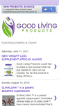 Mobile Screenshot of goodlivingproducts.blogspot.com