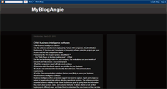 Desktop Screenshot of angietec.blogspot.com