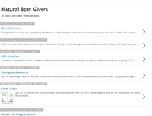 Tablet Screenshot of naturalborngivers.blogspot.com