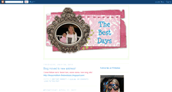 Desktop Screenshot of bmarie-thebestdays.blogspot.com