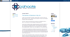 Desktop Screenshot of cahootscommunications.blogspot.com