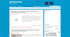 Desktop Screenshot of mediafiremoviesheavens3.blogspot.com