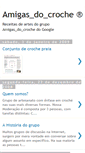 Mobile Screenshot of amigasdocroche-receitas.blogspot.com