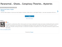 Tablet Screenshot of kenhudnall-paranormal.blogspot.com