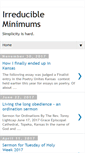 Mobile Screenshot of irreducibleminimums.blogspot.com