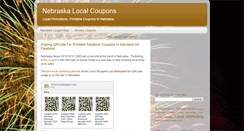 Desktop Screenshot of nebraska-local-coupons.blogspot.com
