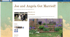 Desktop Screenshot of joeandangelagetmarried.blogspot.com
