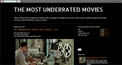 Desktop Screenshot of most-underrated-movies.blogspot.com