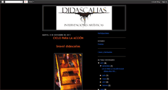 Desktop Screenshot of didascaliasarte.blogspot.com