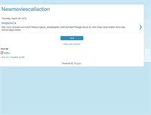 Tablet Screenshot of moviescallaction.blogspot.com