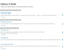 Tablet Screenshot of libraryinexile.blogspot.com