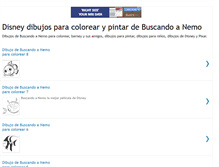 Tablet Screenshot of dibujosparapintarycolorearnemo.blogspot.com