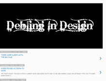 Tablet Screenshot of deblingindesign.blogspot.com