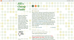 Desktop Screenshot of jillscheapfinds.blogspot.com