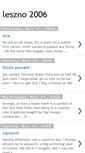 Mobile Screenshot of leszno2006.blogspot.com