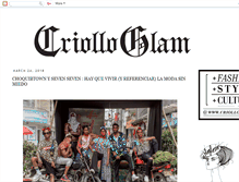 Tablet Screenshot of criolloglam.blogspot.com