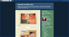 Desktop Screenshot of marlenefazendoarte.blogspot.com