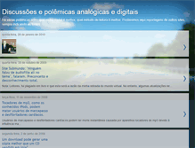 Tablet Screenshot of polemicasdigitais.blogspot.com