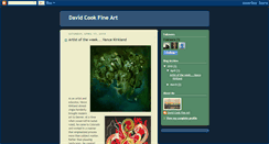 Desktop Screenshot of davidcookfineart.blogspot.com