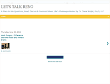 Tablet Screenshot of letstalkreno.blogspot.com