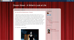 Desktop Screenshot of dreamstreet-awriterslookatlife.blogspot.com