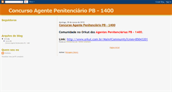 Desktop Screenshot of agentepenitenciario1400.blogspot.com
