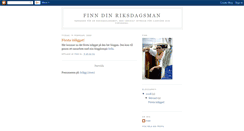 Desktop Screenshot of finndinriksdagsman.blogspot.com