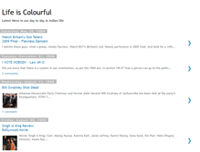 Tablet Screenshot of lifeiscolorful.blogspot.com