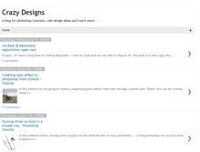 Tablet Screenshot of crazy4designs.blogspot.com