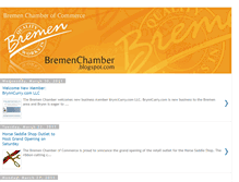 Tablet Screenshot of bremenchamber.blogspot.com