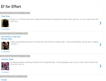 Tablet Screenshot of efforeffort.blogspot.com
