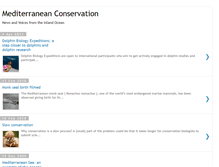 Tablet Screenshot of mediterraneanconservation.blogspot.com