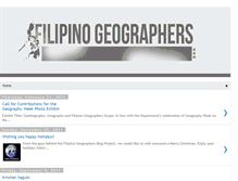 Tablet Screenshot of filipinogeographers.blogspot.com