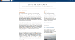 Desktop Screenshot of loveofscotland.blogspot.com