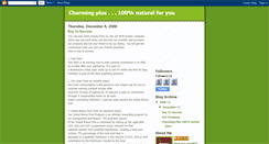 Desktop Screenshot of charmingplus.blogspot.com