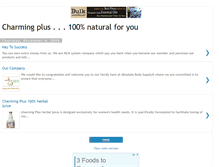 Tablet Screenshot of charmingplus.blogspot.com